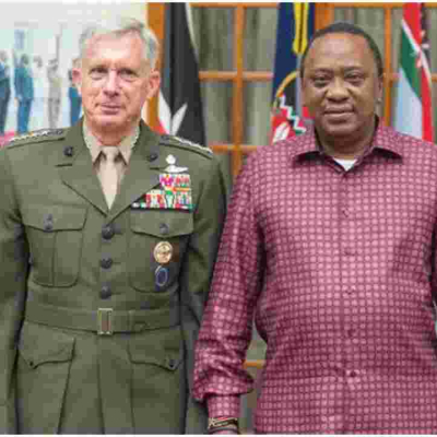 Uhuru Holds Talks with High Ranking US Military Commander  