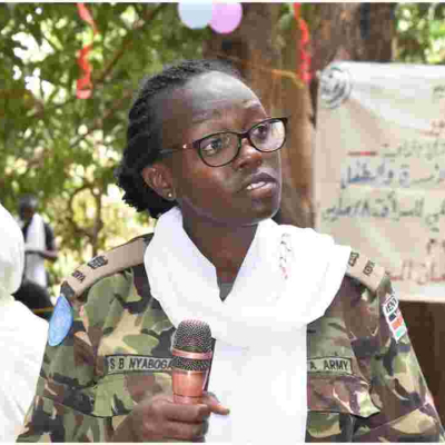 Kenyan Peacekeeper Bags Prestigious UN Award