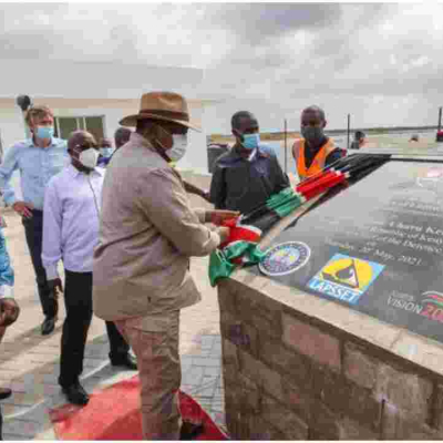 President Uhuru Kenyatta Commissions Newly-Built Lamu Port