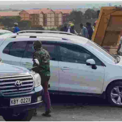 Man Killed After Gunmen Spray His Car with Bullets on Thika Superhighway 