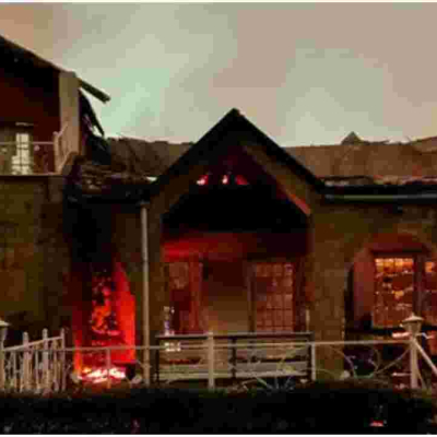 Fire Destroys Political Analyst Mutahi Ngunyi's Runda Mansion
