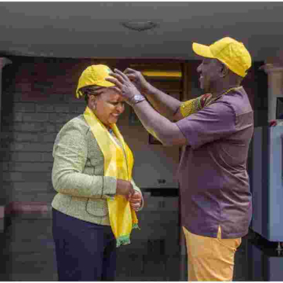 Anne Waiguru Officially Decamps to Ruto's UDA Party 