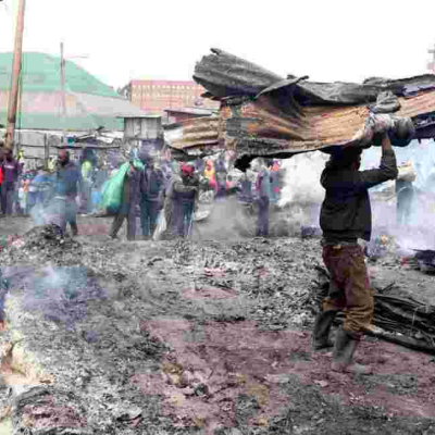 Traders Counting Losses After Another Fire Guts Down Gikomba Market 