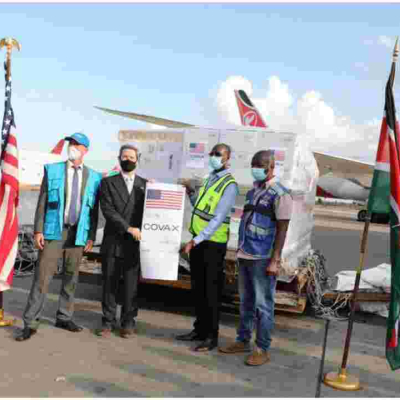 Kenya Gets 834,130 Doses of Pfizer Vaccine from the US