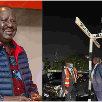 Mbagathi Way in Nairobi Officially Renamed Raila Odinga Way
