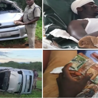Police Officer Returns Sh450,000 to a Couple Involved in a Road Accident 