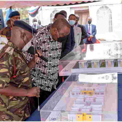 President Uhuru Commissions a Mega Housing Project for the Military 