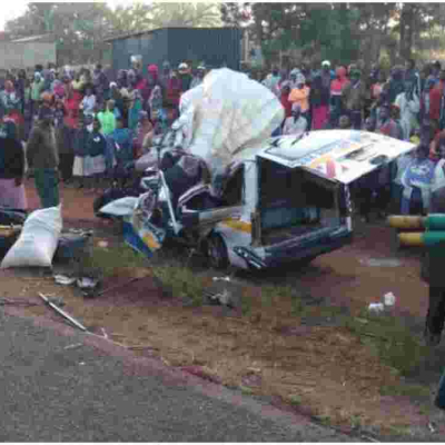 Eight Killed After Nairobi-Bound Matatu Rams into a Lorry in Webuye 