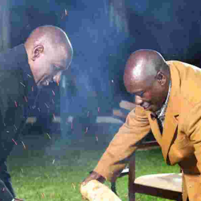 Ruto, Gachagua Enjoy Bonfire at Sagana State Lodge During Interview 