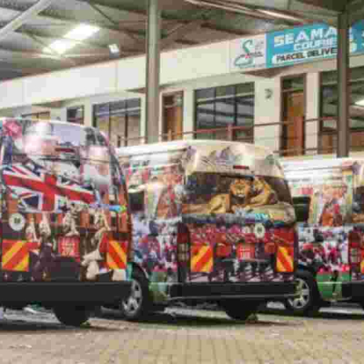 UK Embassy in Kenya Repaints its Vans With Nairobi Matatu Graffiti Ahead of Royal Visit