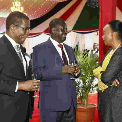 Raila Joins Leaders at State House for Banquet