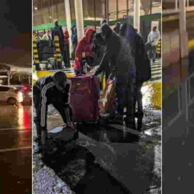 Travellers Expose JKIA Over Rainwater Flooding