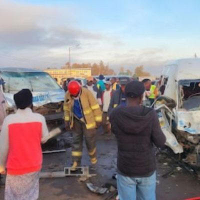 13 Injured in Head-On Collision on Thika–Mang’u Highway