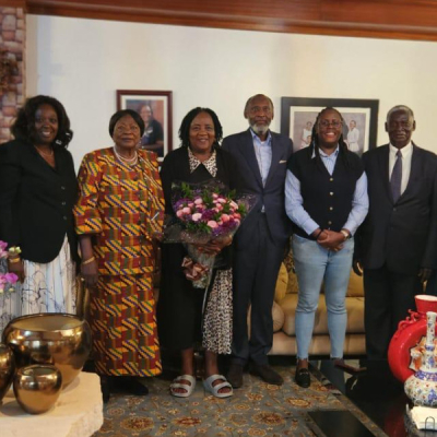 Mama Ngina Kenyatta Visits Odinga Family to Offer Condolences