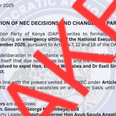 DAP-K Denounces Forged Letter Claiming Leadership Changes