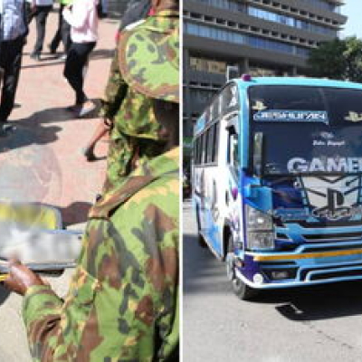 Police Tow Matatus, Remove Plates as CBD Protests Snarl Traffic