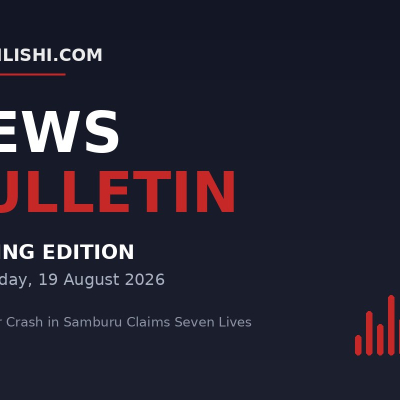 Mwakilishi News Bulletin - Evening Edition, Wednesday 19 August 2026
