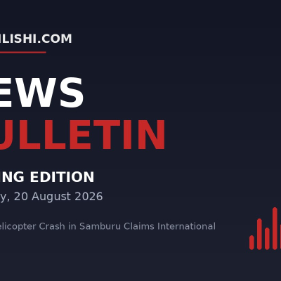 Mwakilishi News Bulletin - Evening Edition, Thursday 20 August 2026