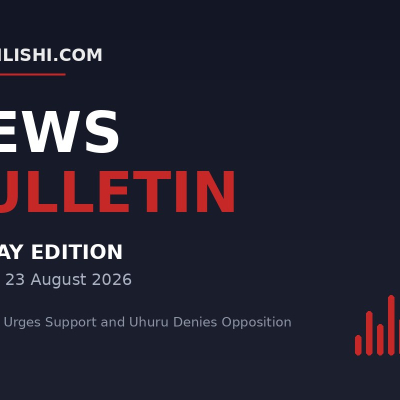 Mwakilishi News Bulletin - Midday Edition, Sunday 23 August 2026