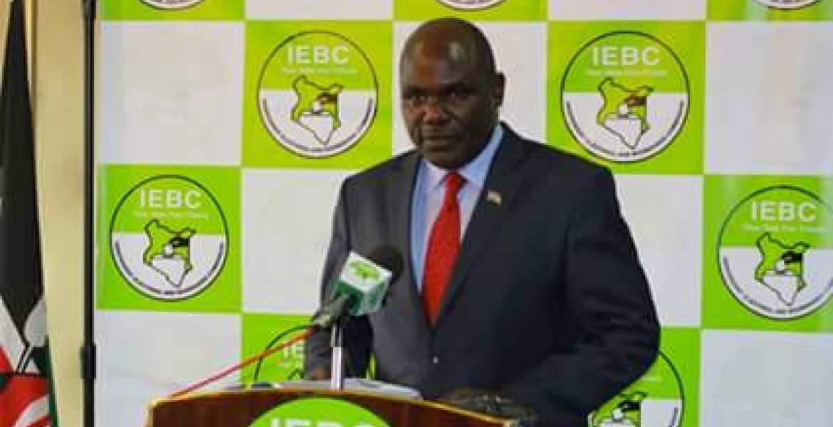 IEBC Chairman Wafula Chebukati IEBC Bans Taking of Photos, 'Selfies' by Voters in Polling Stations
