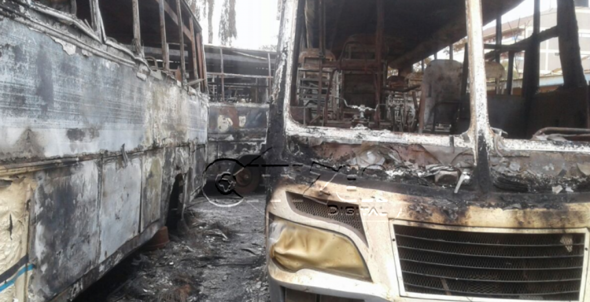 Thika Businessman Counting Losses as 13 Buses Are Torched in Suspected ...