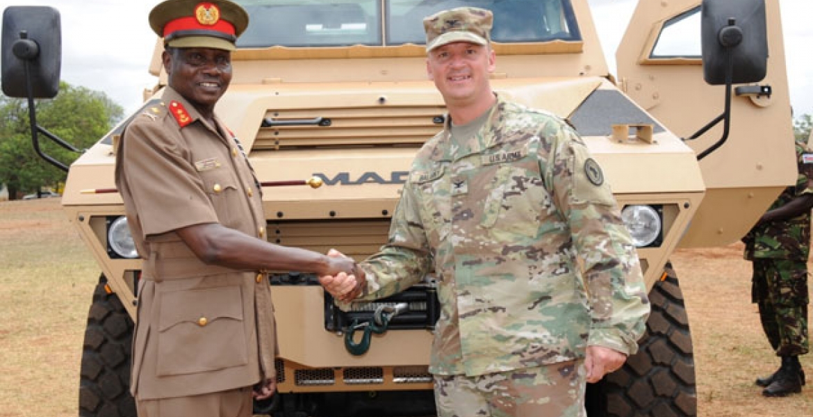 Kenyan Military Receives 12 Armored Vehicles from the US
