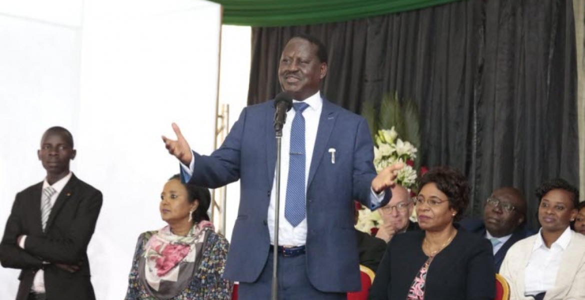 President Uhuru and I Made Ourselves, We Don't Come from Dynasties, Raila Says