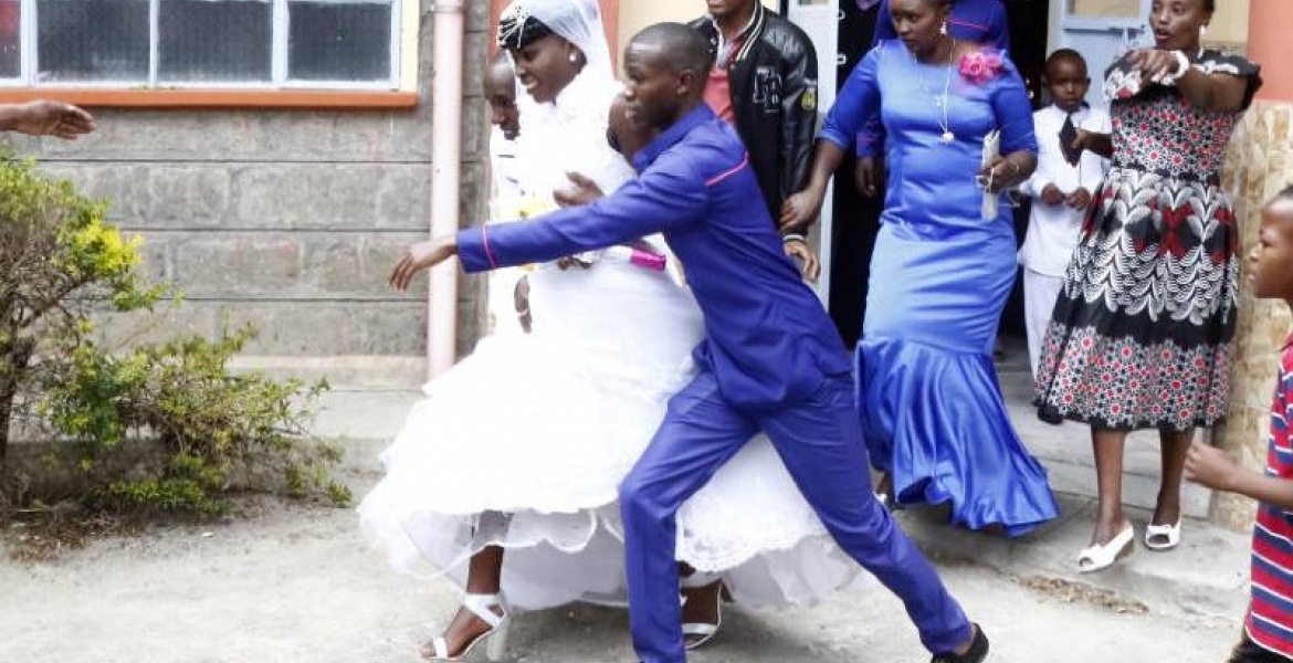 Drama as Six-Month Pregnant Kenyan Woman Storms Church to Stop Lover's Wedding [VIDEO]