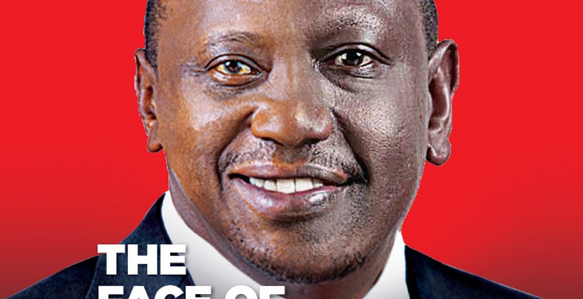 Mysterious Anti-Corruption Banners with President Uhuru, Ruto Faces Hanged Across Nairobi [PHOTOS]
