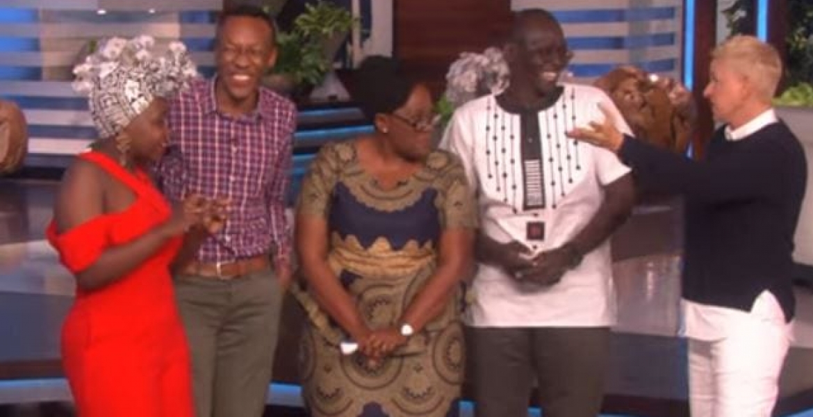 Reunited Kenyan Family Wins $50,000 on US Comedian Ellen Degeneres TV Show [VIDEO]