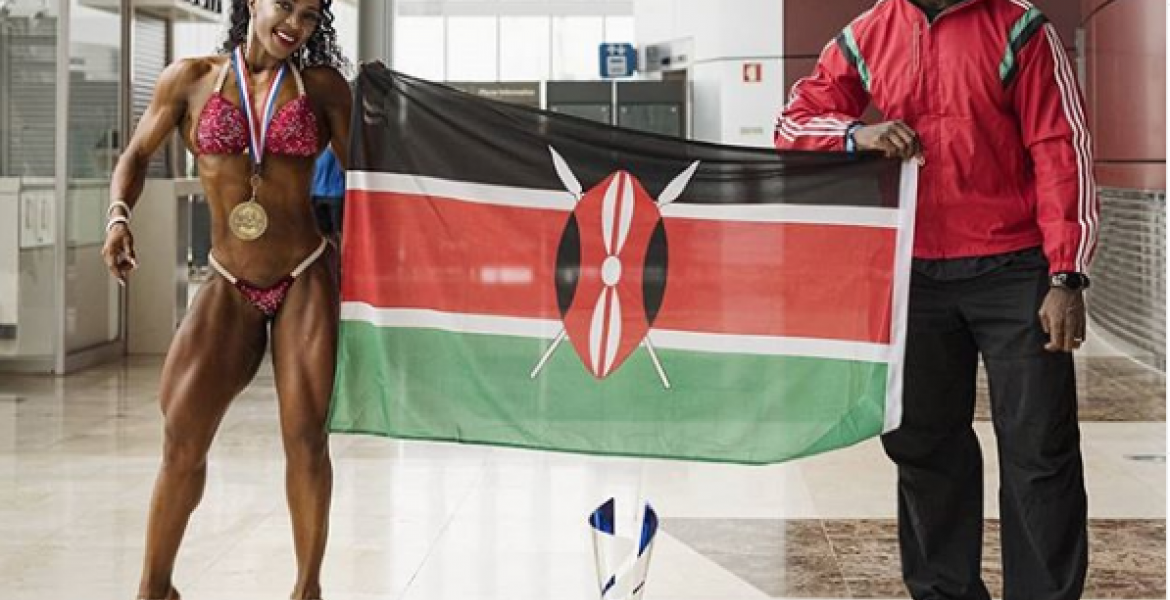 Kenya’s Evelyn Owala Wins Africa’s Bodybuilding Title