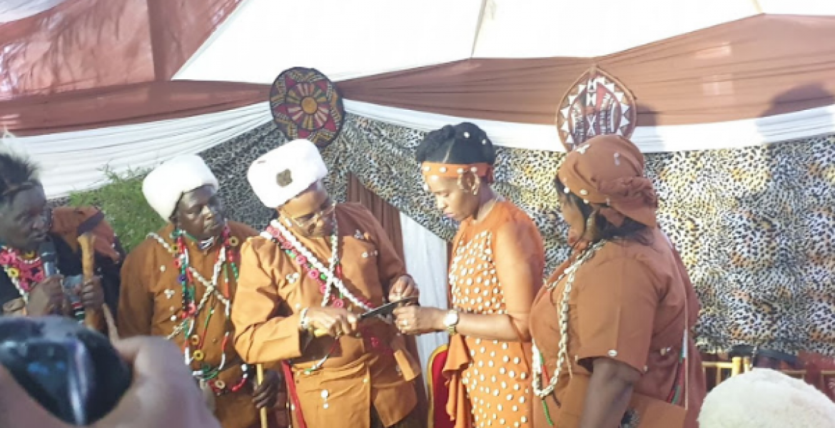 Nyandarua Governor Francis Kimemia, Wife Wed in Traditional Ceremony