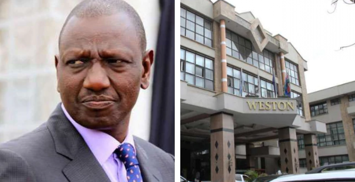 DP Ruto’s Weston Hotel Refuses to Vacate Illegally Acquired Land