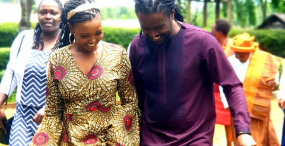 Former US-Based Kenyan Singer Nyashinski Weds Long-Time Girlfriend Zia Jepkemei