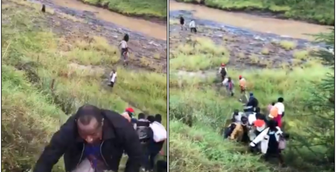 Kenyans Filmed Using 'Panya Route' to Sneak into Nairobi After Uhuru Travel Ban [VIDEO]