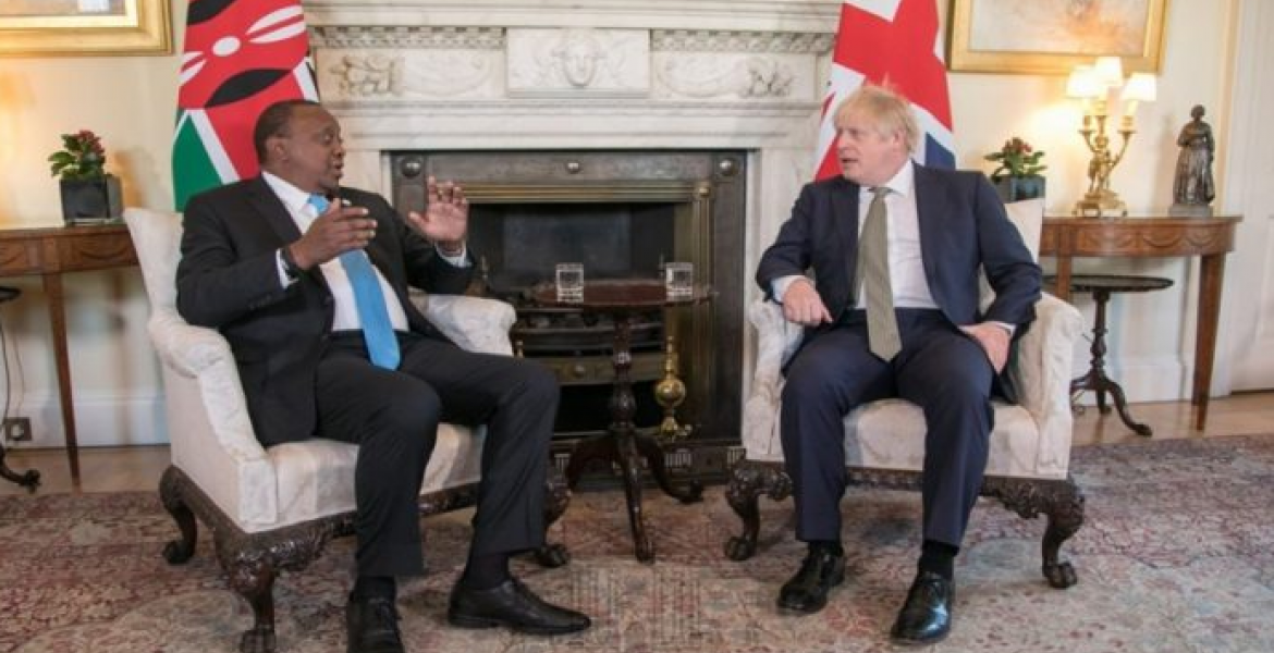 Uhuru Holds Talks with British Prime Minister Boris Johnson