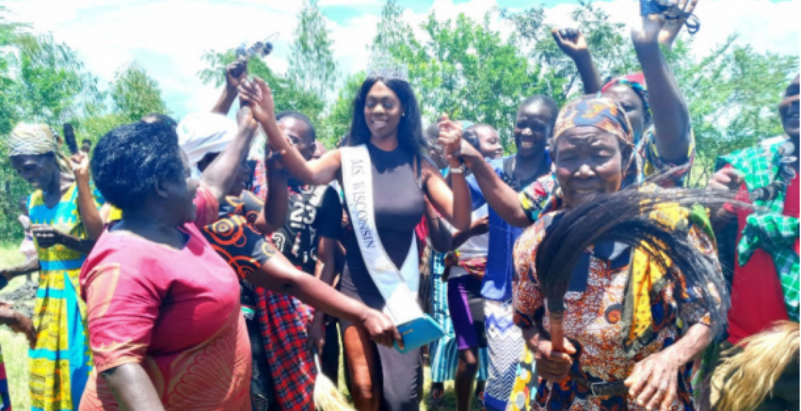 Miss Black Wisconsin: US Beauty Queen Keerah Carter Visits Kenya to ...