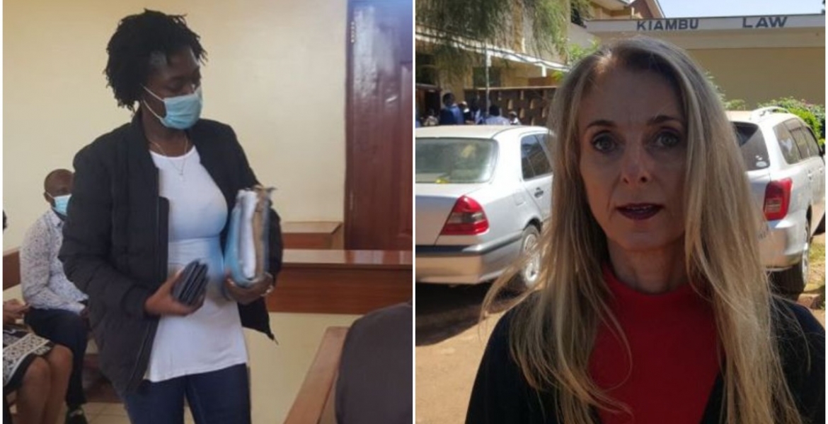 Mwanaidi Kheyo Makhoha (left) and Dr. Martina Fuchs (right) Kenyan Woman Charged with Stealing Sh40.6 Million from US Charity