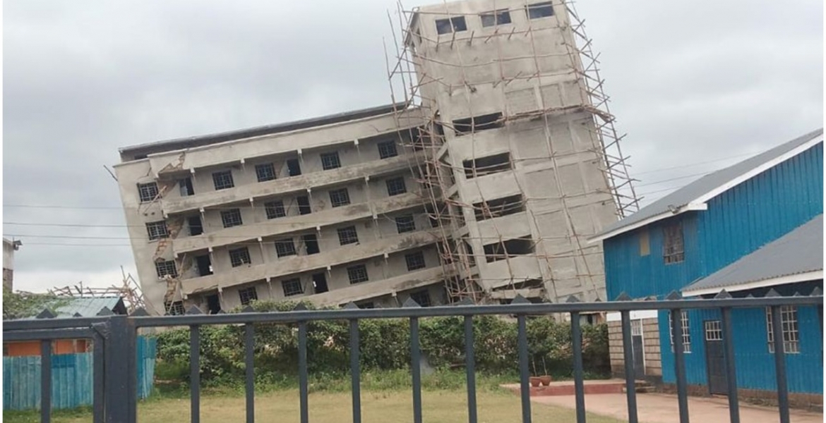 Panic as Six-Storey Building Collapses in Kinoo [VIDEO]