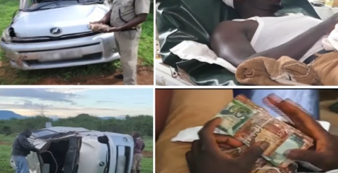 Police Officer Returns Sh450,000 to a Couple Involved in a Road Accident