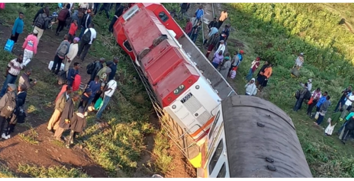 Train Carrying 250 Passengers Derails along Nairobi-Kisumu Railway ...