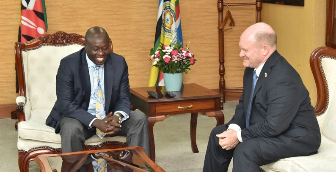 US Senator Chris Coons in Kenya for Talks with Political Leadership