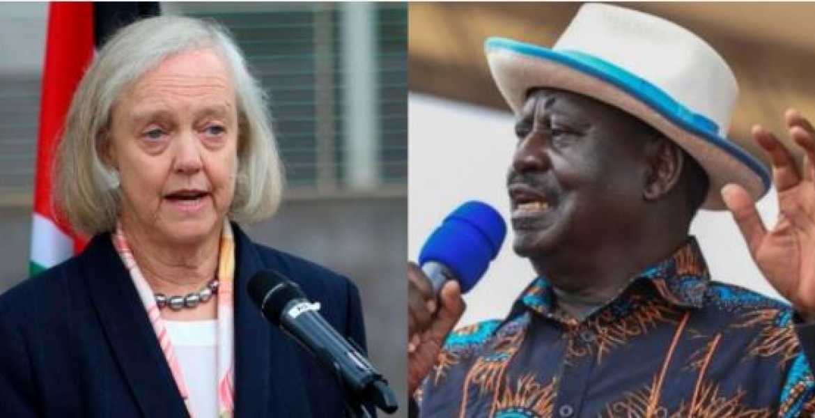 Raila Tells Off US Ambassador Meg Whitman over Comments on August 2022 Election