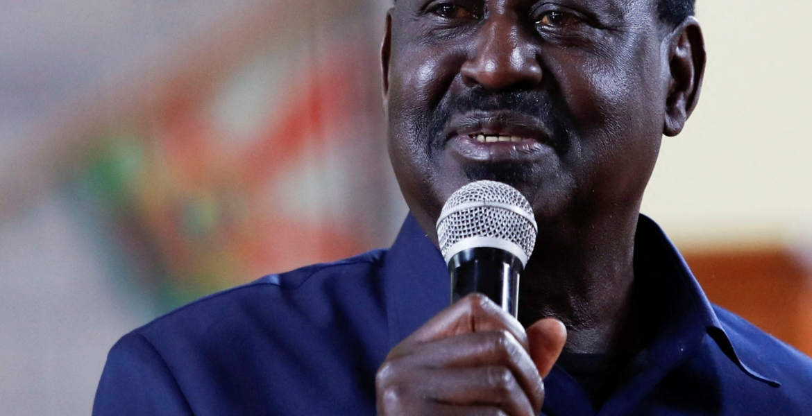 Azimio Leader Raila Odinga Raila Warns of Ruto's Plan to Suffocate Hustlers