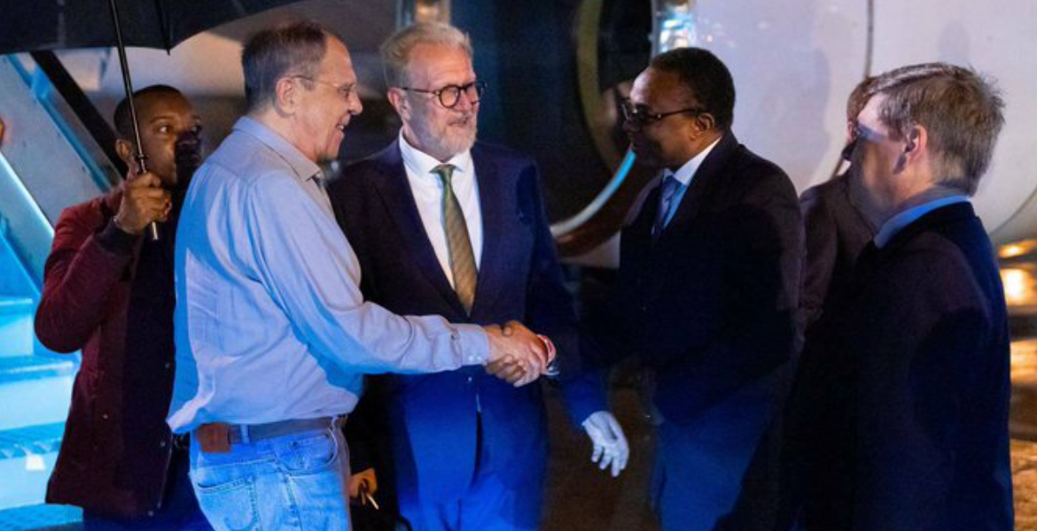Sergey Lavrov Unannounced Visit to Kenya Aimed at Strengthening Bilateral Ties Russian Foreign Minister Arrives in Kenya on Unannounced Visit as Ruto Skips Tinubu's Inaugration