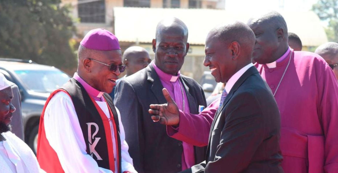 President William Ruto at Busia Stadium During Interdenominationak Prayer Service Housing Levy Unstoppable, President Ruto Tells Raila