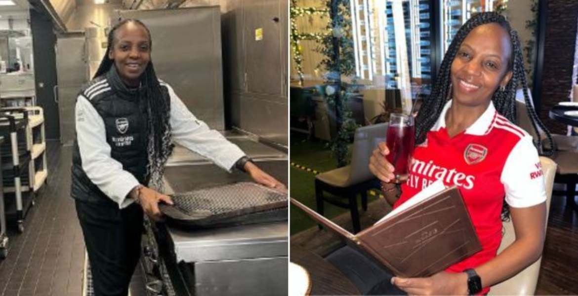 Former Arsenal Chef Bernice Kariuki Famous Kenyan Chef Who Prepares Food for Arsenal Resigns