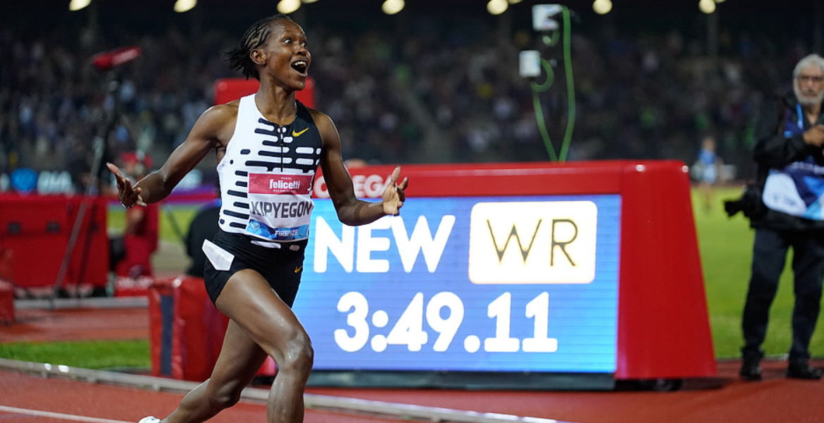 Faith Kipyegon Breaks 1500M World Record Kipyegon Breaks World 1500M Record in Florence, Italy