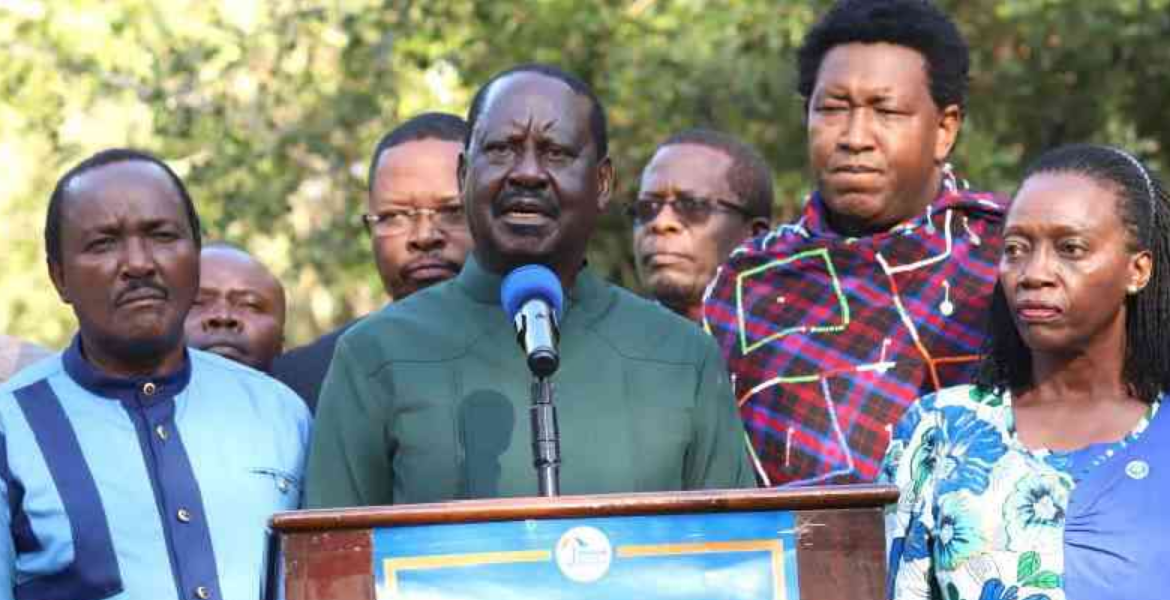 Azimio Leader Raila Odinga Raila Odinga Wants Political Parties to Pick IEBC Commissioners