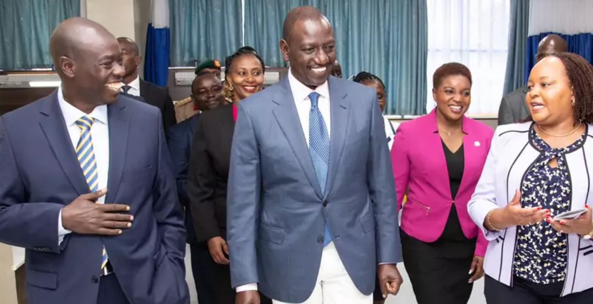 President William Ruto, Deputy President Rigathi Gachagua and Governor Anne Waiguru Ruto, Gachagua Camps Emerge in UDA Ahead of Party Elections